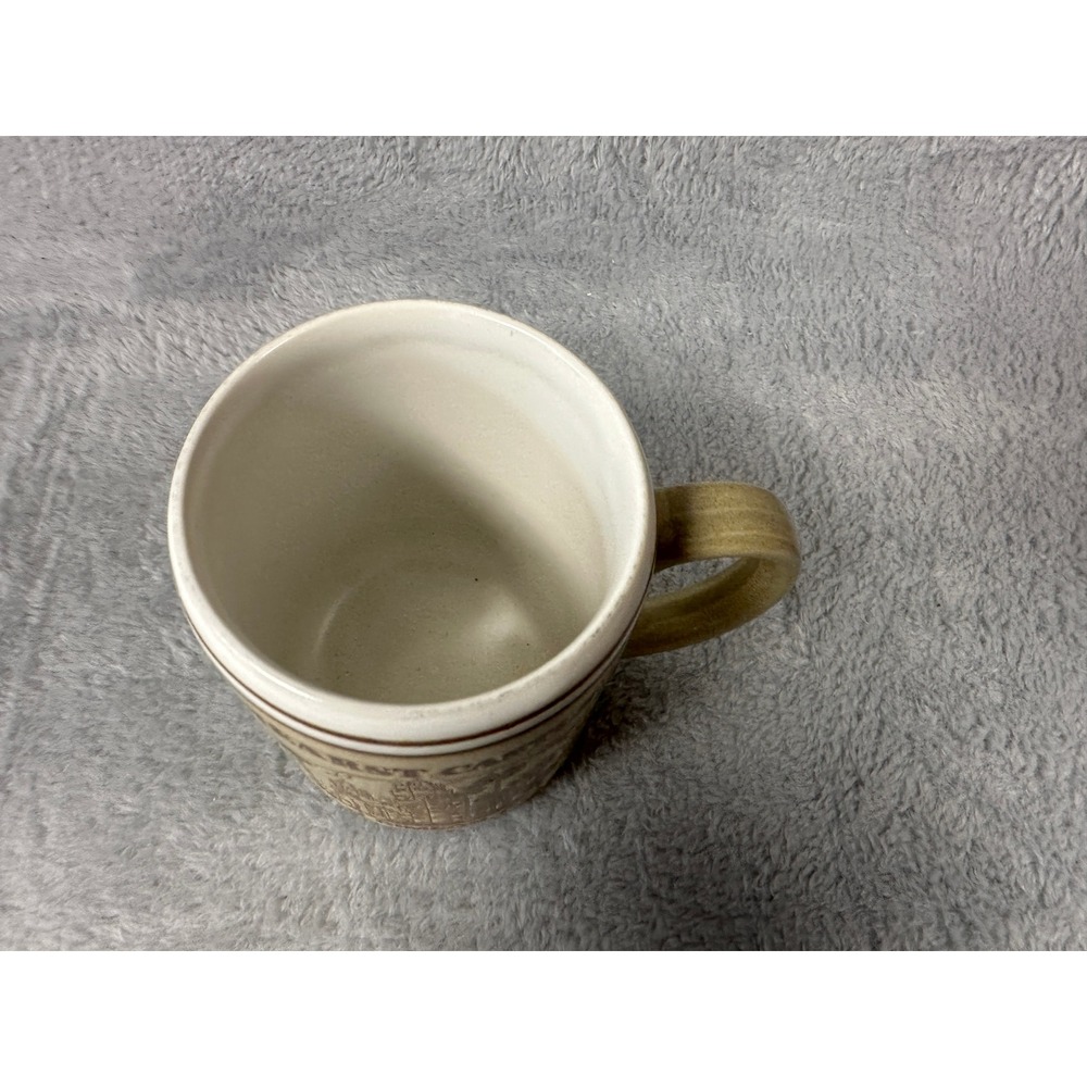 Vintage 1970s Hearst Castle San Simeon California Stoneware Coffee Mug - Picture 4 of 5